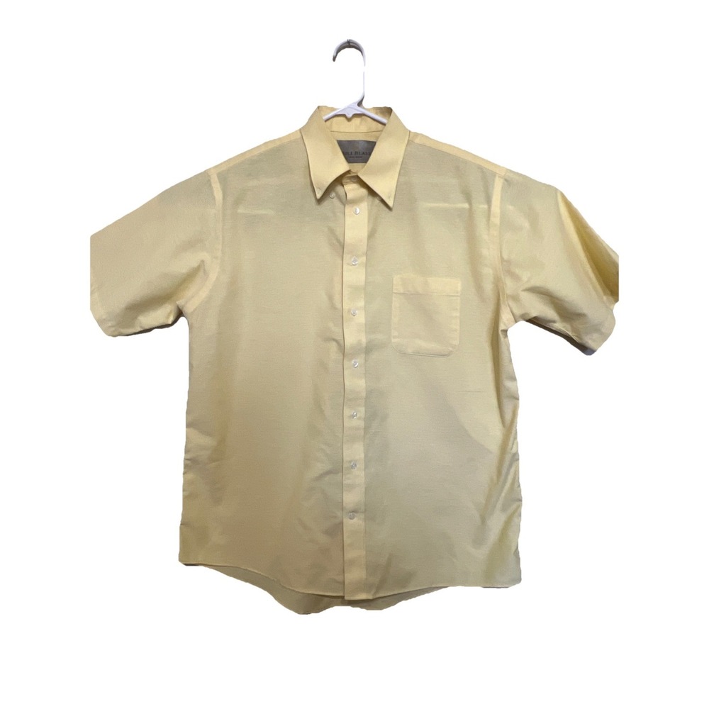 Bill Blass Mens Wear 17 Short Sleeve Button‎ Down Shirt